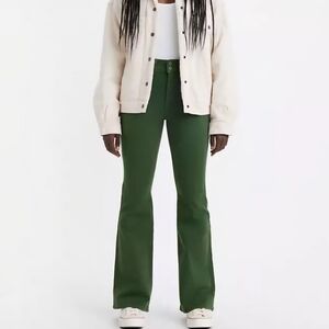 Levi's 726 Forest Green Western Flares Women's size 27